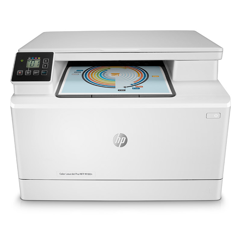 惠普（HP）M180n彩色激光多功能一体机(打印 复印 扫描)三合一